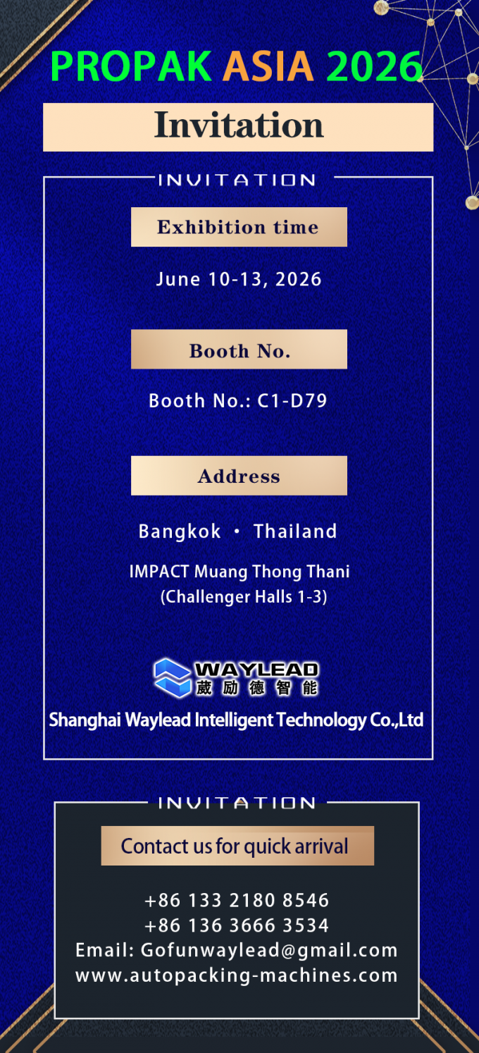 Shanghai Waylead to Showcase Complete Packaging & Palletizing Line at PROPAK ASIA 2026 – Booth C1-D79