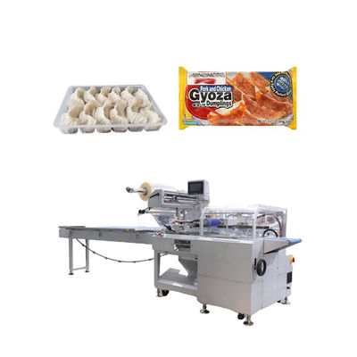 Automatic Pillow Packing Machine with 120-300 mm Package Length 30-150 bags/min Speed and 220V 50HZ Power Supply for Bakery Food Packaging