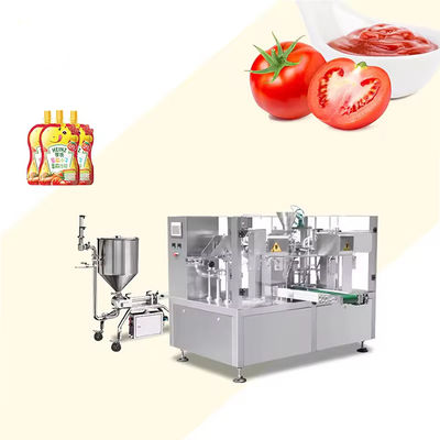 হাই স্পিড 10-40 ব্যাগ / মিনিট 8.5KW ডয়প্যাক প্রিমেড প্যাচ প্যাকিং মেশিন 2100 × 1500 × 1520 মিমি মাত্রা সহ